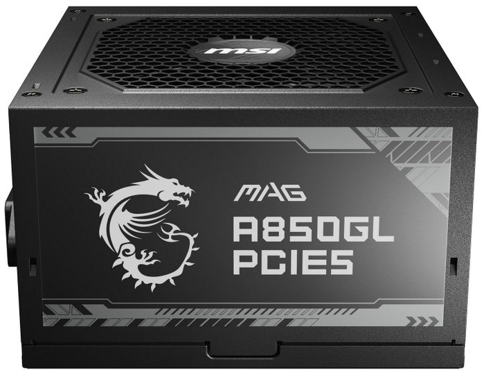 MSI MAG A850GL PCIE5 850W 80 PLUS Gold Totalmente Modular Negro MSI MAG A850GL PCIE5 850W 80 PLUS Gold Totalmente Modular Negro