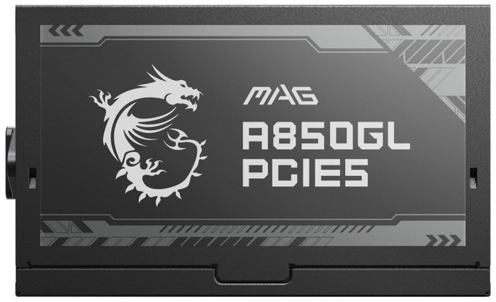 MSI MAG A850GL PCIE5 850W 80 PLUS Gold Totalmente Modular Negro MSI MAG A850GL PCIE5 850W 80 PLUS Gold Totalmente Modular Negro