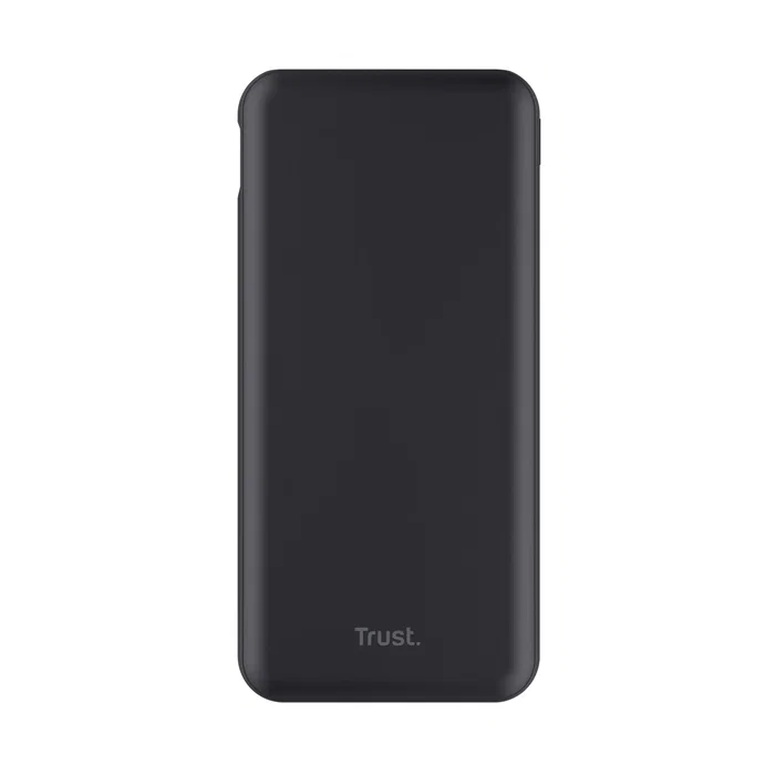 Trust Redoh 24879 Power Bank 10000 mAh Bateria Externa Carga Rapida 18W PD 3.0 con 2 Puertos USB-C y 1 USB-A, Color Negro