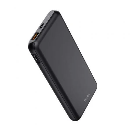 Trust Powerbank Universal 24879 Redoh 10000mAh Negro 18W Carga Rápida 2xUSB-C 1xUSB-A