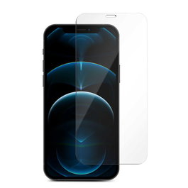 eSTUFF Titan Shield® Protector de Pantalla de Vidrio Templado 9H con Película Anti-dispersión para iPhone 12 / iPhone 12 Pro - Kit de Aplicación Incluido