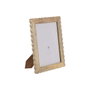 DKD Home Decor Marco de Foto 15x20 Colonial Natural Mango y Cristal 21 x 25 x 1.8 cm