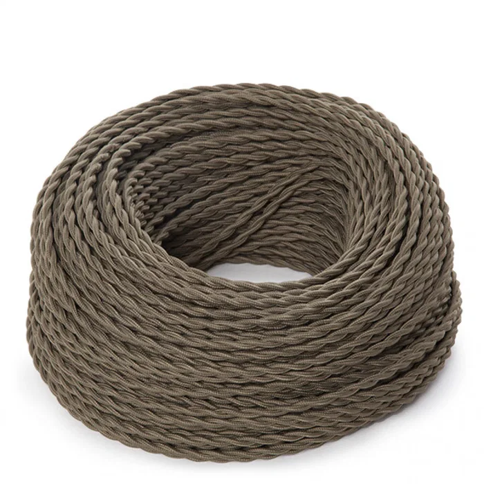 Cable Trenzado 2x0,75 x 1M SKD-CT275-KHAKI