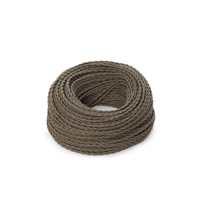 Cable Trenzado 2x0,75 x 1M SKD-CT275-KHAKI