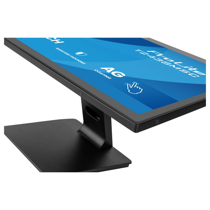 Iiyama ProLite T2438MSC-B2 Monitor Táctil IPS Full HD de 60.5 cm (23.8") con HDMI y DisplayPort, 120 Hz, 5 ms, USB-C, Altavoces, Negro