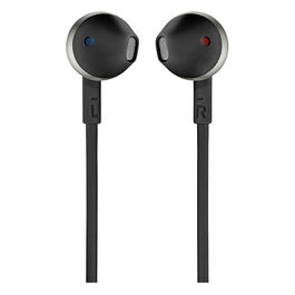 JBL Harman Tune 205 Auriculares Intraurales con Cable y Micrófono, In-Ear, Negro (JBL T205)