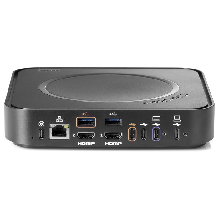 Barco ClickShare Hub Pro - Sistema de Gestión de Videoconferencia Modular con Panel de Control, 5K Ultra HD, Negro