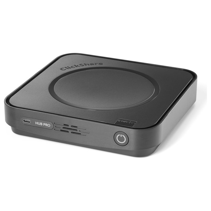 Barco ClickShare Hub Pro - Sistema de Gestión de Videoconferencia Modular con Panel de Control, 5K Ultra HD, Negro
