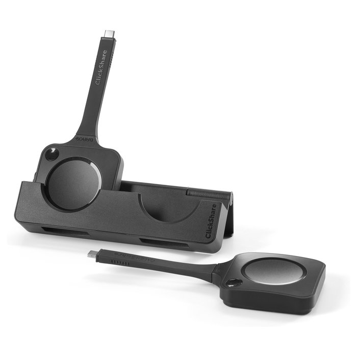 Barco ClickShare Hub Pro - Sistema de Gestión de Videoconferencia Modular con Panel de Control, 5K Ultra HD, Negro