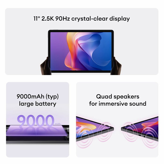 Xiaomi Redmi Pad 2 4G 11'' 4GB 128GB Gris Grafito