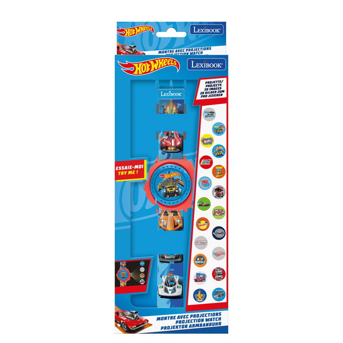 LEXIBOOK Reloj Digital con proyecciones Hot Wheels