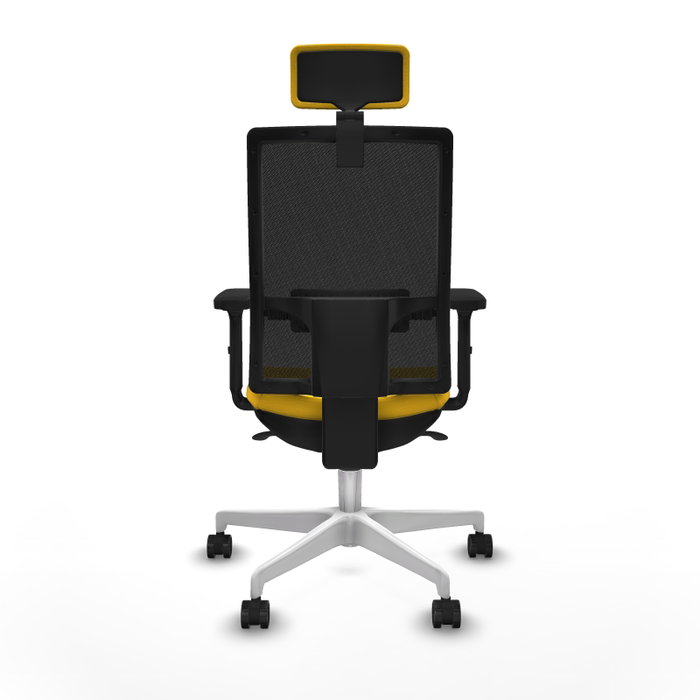 PIQUERAS Y CRESPO Silla de oficina Horna con mecanismo Sincro Amarillo y Negro PIQUERAS Y CRESPO Silla de oficina Horna con mecanismo Sincro Amarillo y Negro