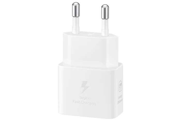 Samsung Adaptador EP-T2510 de Corriente 25W con Carga Súper Rápida, USB Tipo C, Tecnología GaN, Compacto y Eficiente, Color Blanco
