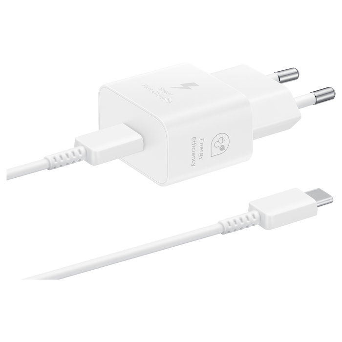 Samsung EP-T2510 Cargador 25W con Cable USB-C Blanco