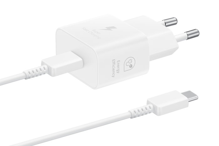 Samsung EP-T2510 Cargador 25W con Cable USB-C Blanco