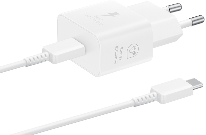 Samsung EP-T2510 Cargador 25W con Cable USB-C Blanco