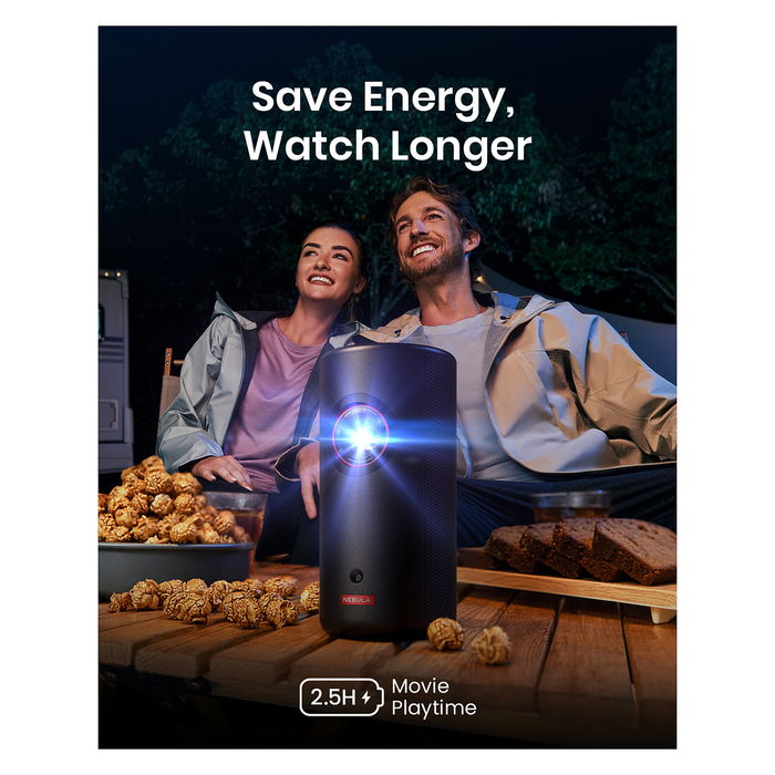 Anker Nebula Capsule 3 Laser Proyector Portátil Full HD 1080p DLP 300 Lúmenes HDMI USB Wi-Fi Bluetooth Negro