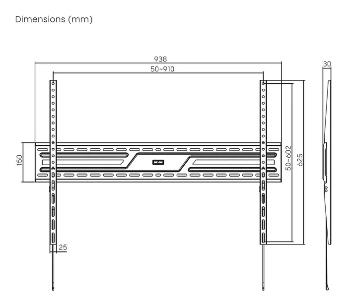 Aisens Soporte de Pared Eco Ultra Delgado WT100F-317 para TV/Monitor de 43-100 pulgadas Aisens Soporte de Pared Eco Ultra Delgado WT100F-317 para TV/Monitor de 43-100 pulgadas