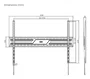 Aisens Soporte de Pared Eco Ultra Delgado WT100F-317 para TV/Monitor de 43-100 pulgadas