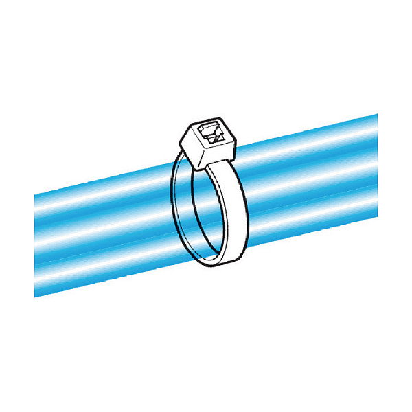 Hellermann T50L-PA66-NA (100) Kabelbinder 111-05409 Blanco