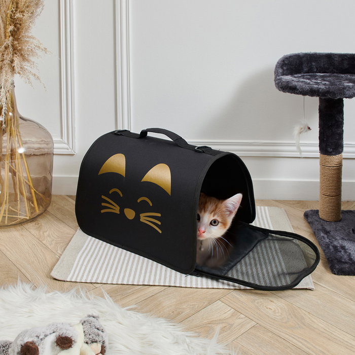 The Concept Factory Mon Chat Mon Ch Transportín para Gatos 40x31x25 cm