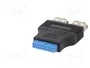 AKYGA Adaptador USB 3.0 19pin a 2 Puertos USB A