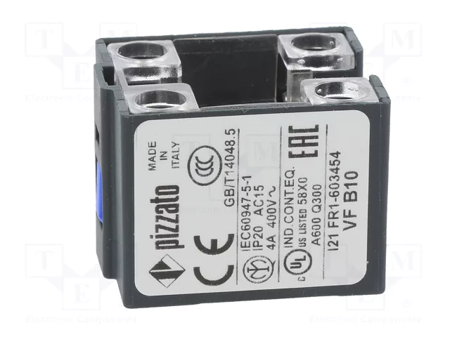 PIZZATO ELETTRICA Bloque de contacto NO x2 VF B10