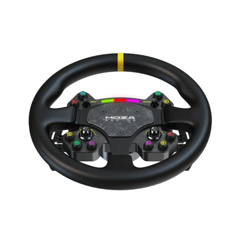 MOZA RACING Volante RS V2 RS025 Fibra de carbono Cuero Aluminio PC Inalámbrico y Cable Negro MOZA RACING Volante RS V2 RS025 Fibra de carbono Cuero Aluminio PC Inalámbrico y Cable Negro