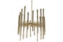 DKD Home Decor India lamps 1c25 Lámpara Techo Dorado 74 x 158 x 74 cm