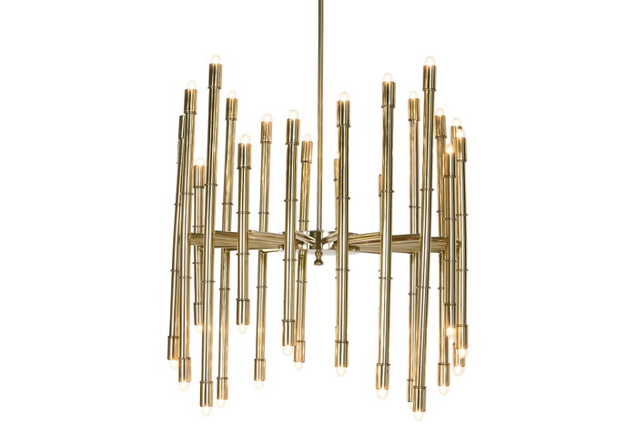 DKD Home Decor India lamps 1c25 Lámpara Techo Dorado 74 x 158 x 74 cm