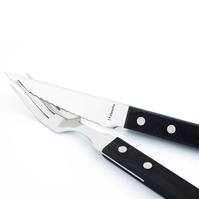 Set 6 Cuchillos Chuleteros Acero Inox Pizza Amefa 21,2 cm Set 6 Cuchillos Chuleteros Acero Inox Pizza Amefa 21,2 cm