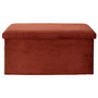 Home Deco Factory Banco Puf Plegable Scott Terra Cocooning 76x38 cm