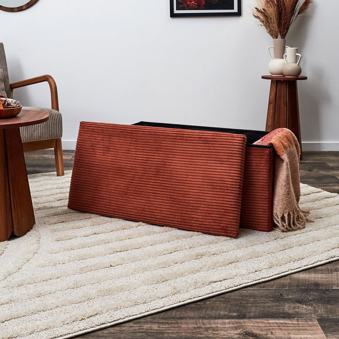 Home Deco Factory Banco Puf Plegable Scott Terra Cocooning 76x38 cm Home Deco Factory Banco Puf Plegable Scott Terra Cocooning 76x38 cm