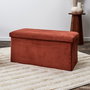 Home Deco Factory Banco Puf Plegable Scott Terra Cocooning 76x38 cm