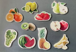 NOWORDBOOKS SCP Magnéticos frutas