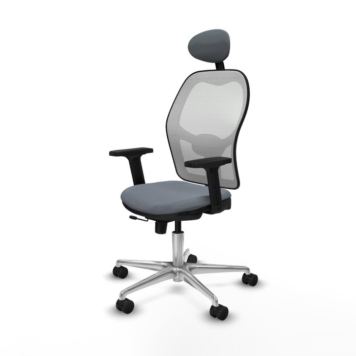 PIQUERAS Y CRESPO Silla de oficina Jorquera Gris y Blanco PIQUERAS Y CRESPO Silla de oficina Jorquera Gris y Blanco