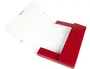 Liderpapel Carpeta proyectos folio lomo 30mm cartón gofrado roja 245 x 345 mm