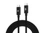 Conceptronic ETTA04B12 Cable USB 4 Gen 3x2 USB-C Macho a USB-C Macho 1.2m 240W 48V 40 Gbps Negro