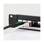 LogiLink Patchpanel Keystone Modul 1U 24-Port Black