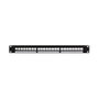 LogiLink Patchpanel Keystone Modul 1U 24-Port Black