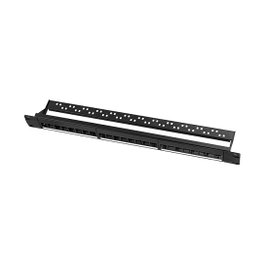 LogiLink Patchpanel Keystone Modul 1U 24-Port Black