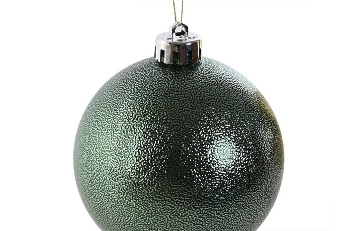 DKD Home Decor Set de 41 Bolas de Decoración Verde y Rojo