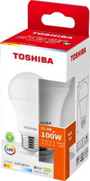 TOSHIBA Bombilla LED ECOFLARE A60 E27 11.2W 2700K