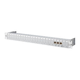 METZ CONNECT 130920-E Patch Panel 1U Rack RJ-45 Cat6a 24 Puertos Gris