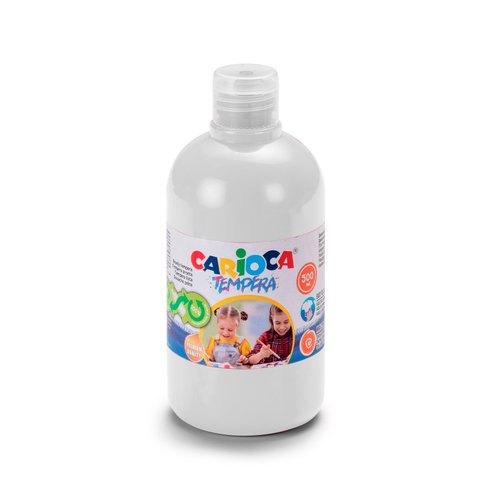Tempera Carioca Liquida 500 Ml (Botella) Blanco Tempera Carioca Liquida 500 Ml (Botella) Blanco