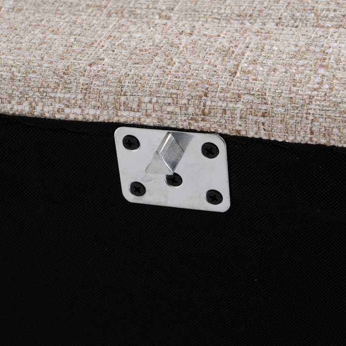 Sofá Chaise Longue Beige Tejido-Madera 240 X 155 X 86 cm