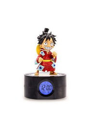 Teknofun Reloj Despertador LED Luffy One Piece con Alarma