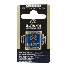 Rembrandt Acuarela Pastilla Azul Ftalo Verdoso 576