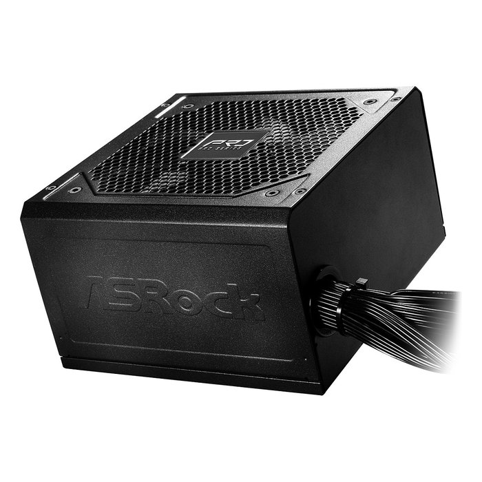 ASRock PRO-650G Fuente de Alimentación ATX 650W 80 Plus Gold Certificación Negra, Pro Series, 24-pin ATX, 1x PCIe 6+2 pin, 4x SATA, Ventilador 12 cm