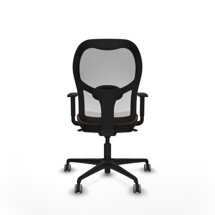 PIQUERAS Y CRESPO Silla de oficina Jorquera Marrón y Blanco